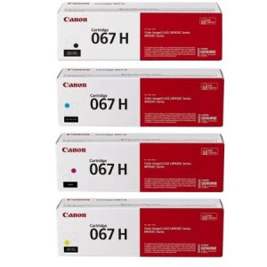 Canon 067H Complete (C,M,Y,K) Toner Cartridge Set