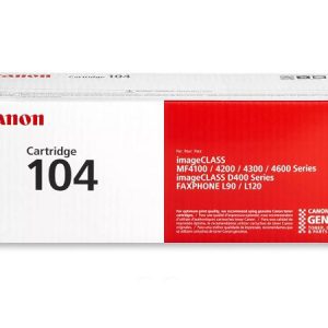 Canon 0263B001AA (Cartridge 104) Black Toner Cartridge