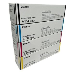 Canon T14 Complete (C,M,Y,K) Toner Cartridge Set